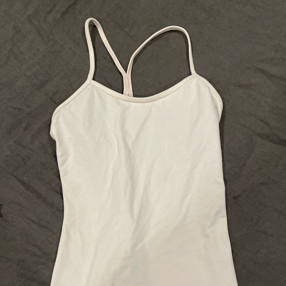 Light Pink lulu lemon tank with built in bra size 6